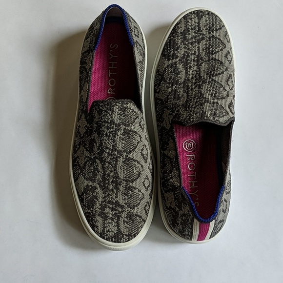 Rothy's Shoes - Rothy's sneakers grey stone snake VGUC retired